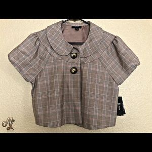 Vintage Crop Top Coat